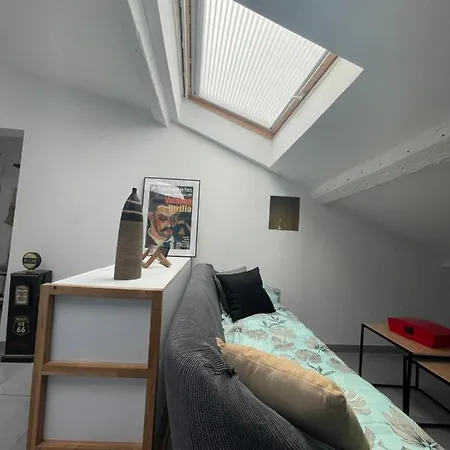 Climatise Centre-ville De Dans Comble 4 Couchages *